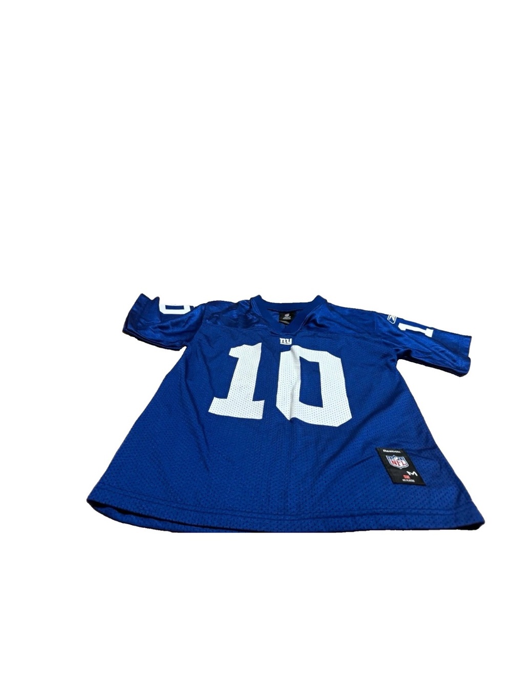 Reebok NFL New York Giants Eli Manning 10 Youth Jersey Unisex Kids Sz M Blue